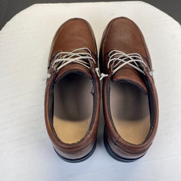 APEX ARIYA Y910 Brown Casual Walker Pebble  Leather Shoes PRS Insole,Size 11.5 main image 5
